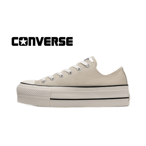 CONVERSE ALL STAR (R) LIFTED OX(Ro[X I[X^[(R)tebh OX)MILK WHITE ~NzCgy2024H~VzY fB[X 50mm̃\[ NbV yʉ E^tH[ K
