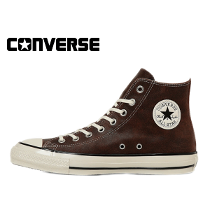 CONVERSE ALL STAR AGED WAXEDLEATHER HI(コンバース オールスター エイジド ワックスドレザー HI)1SE700 ANT.BRW アンティークブラウン 31315750210【2025AW】【秋冬新作】レディースコンバース メンズコンバー
