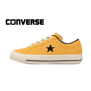 CONVERSE KID'S ONE STAR EASYON(�R���o�[�X �L�b�Y �����X�^�[ �C�[�W�[�I���j3SF004 37303870150 GOLD �S�[���h�y�L�b�Y�z�y�X�j�[�J�[�z2026�V�� �v���[���g �����X�^�[ �ʃt�@�X�i�[ �C�[�W�[�Ȓ��E �V��