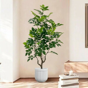 人工観葉植物 リアル ガジュマル 本物そっくり インテリアグリーン フェイクグリーン 大型 害虫駆除不要 枯れないグリーン 人工植物装飾 観葉樹 観葉植物 インテリアウェディング飾り ベラ