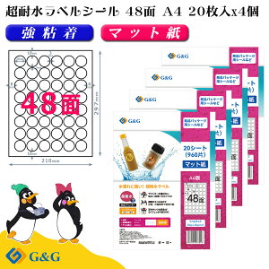 G&G xV[ ϐ }bg A4 80 48 (ی^) 30mm 30mm CNWFbg S h \ pbP[Wx [