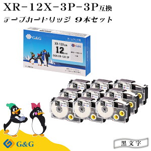 G&G XR-12X 9�{�Z�b�g �����e�[�v/������ ��12mm ����8m �l�[�������h�p �݊��e�[�v �J�V�I�p ���x�����C�^�[