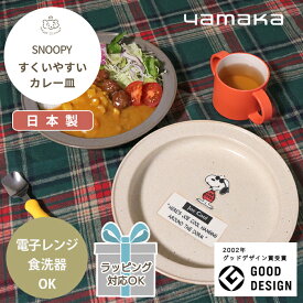 SNOOPY スヌーピー すくいやすいカレー皿 21cm | 食器 カレープレート 磁器 朝ごはん 日本製 ジョークール アストロノーツ キッズ 子供食器 子ども食器 こども食器 電子レンジ 食洗機 対応 出産祝い 内祝い 結婚祝い 引っ越し祝い 誕生日プレゼント ギフト対象