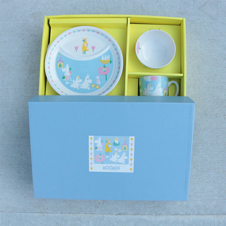 楽天市場】MOOMIN ムーミン こども食器 7ピースセット | ベビー食器 お 