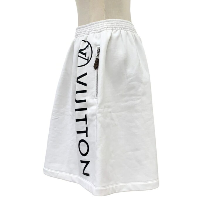 楽天市場】ルイヴィトン LOUIS VUITTON スカート ホワイト 白 シルバー  