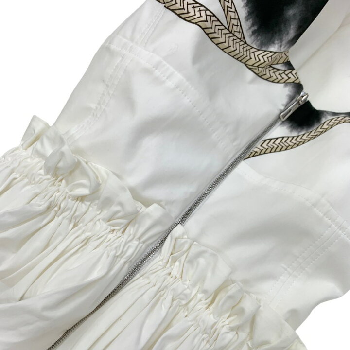 楽天市場】エルメス HERMES ワンピース コットン ホワイト 白 シルバー  