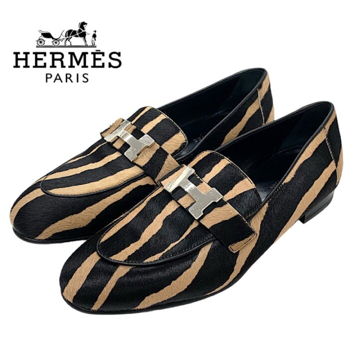 楽天市場】エルメス HERMES パリ ローファー フラットシューズ 