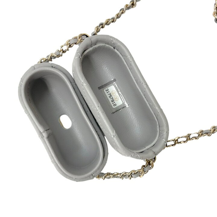 楽天市場】シャネル CHANEL airpodsケース チャーム ケース ラムスキン  
