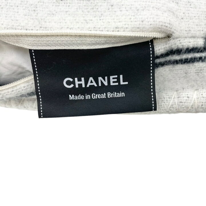 楽天市場】シャネル CHANEL ウール ブラック ホワイト ココマーク ロゴ 