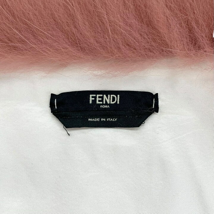 楽天市場】フェンディ FENDI ファー レザー ピンク レッド ロゴ ベルト 