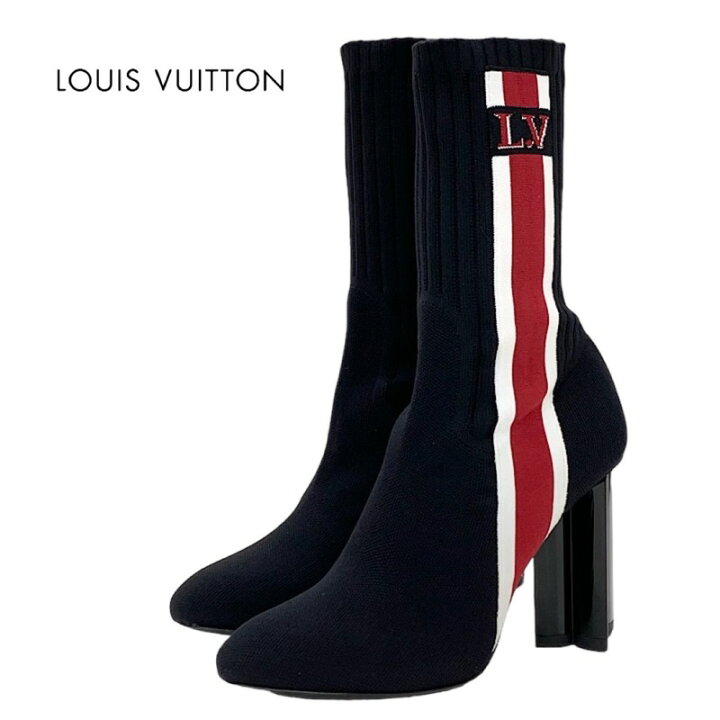 楽天市場】ルイヴィトン LOUIS VUITTON シルエットライン ブーツ 