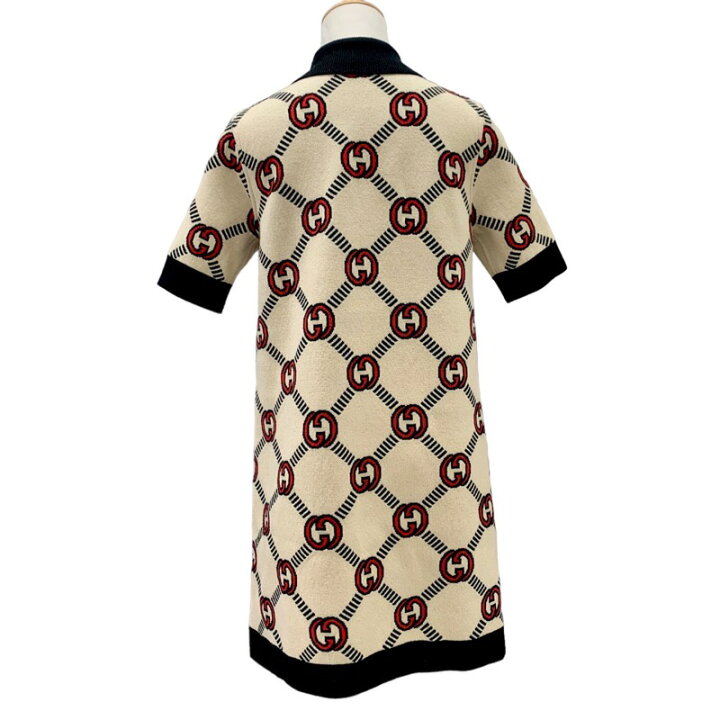 楽天市場】未使用 グッチ GUCCI ワンピース ポロドレス ニット 半袖  