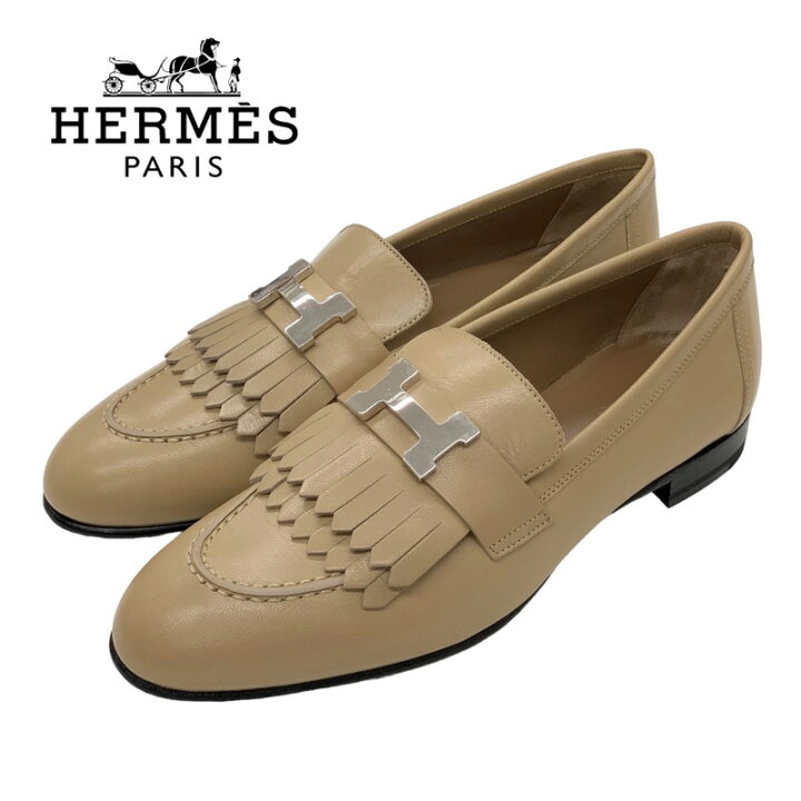 楽天市場】未使用 エルメス HERMES ロワイヤル ローファー 革靴 