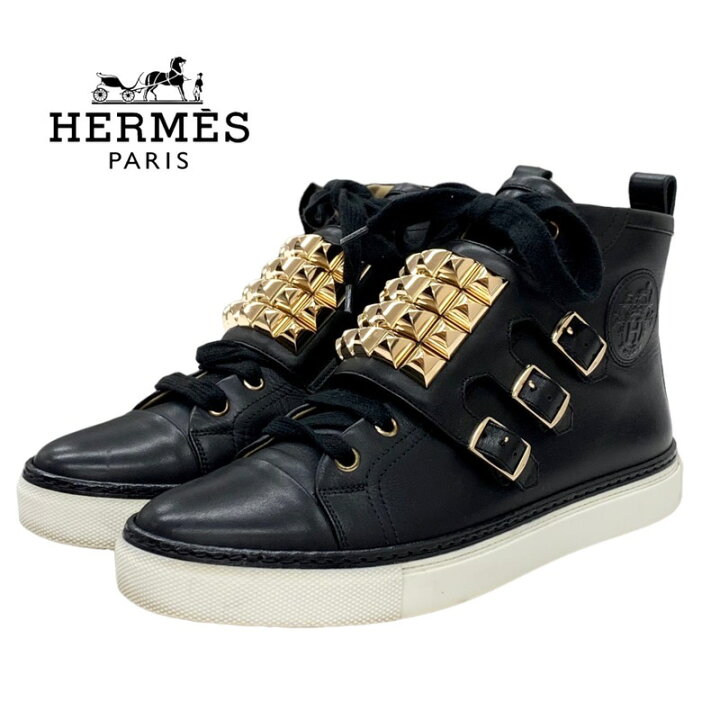 楽天市場】エルメス HERMES レノックス スニーカー ハイカット 
