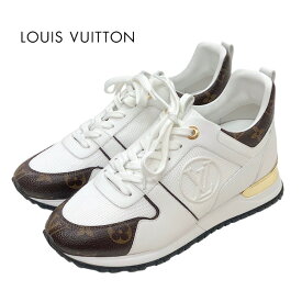 ルイヴィトン LOUIS VUITTON ランアウェイライン スニーカー 靴 シューズ モノグラム インヒール レザー ホワイト ギフト プレゼント 送料無料