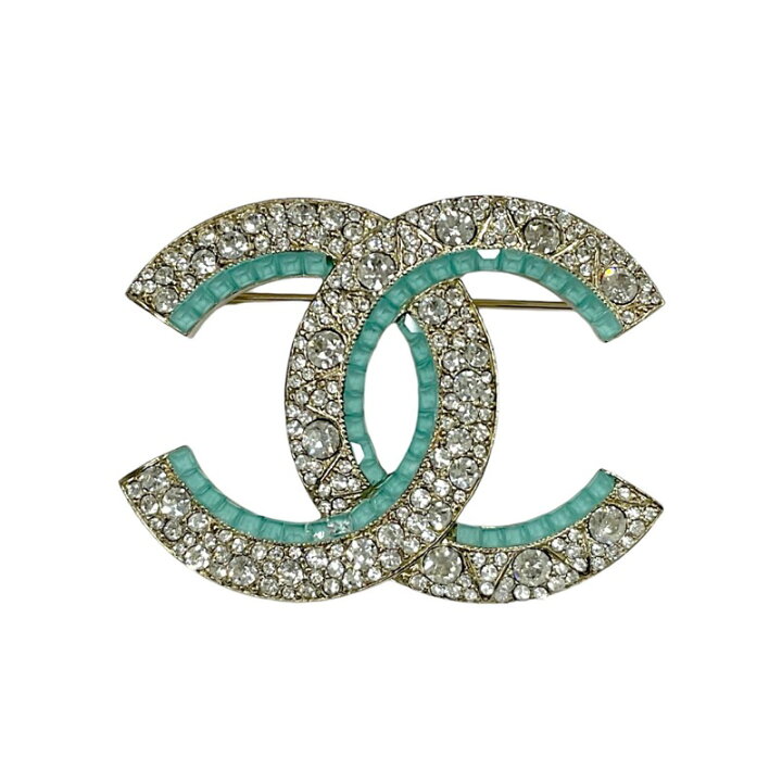 楽天市場】シャネル CHANEL ブローチ ココマーク ラインストーン 