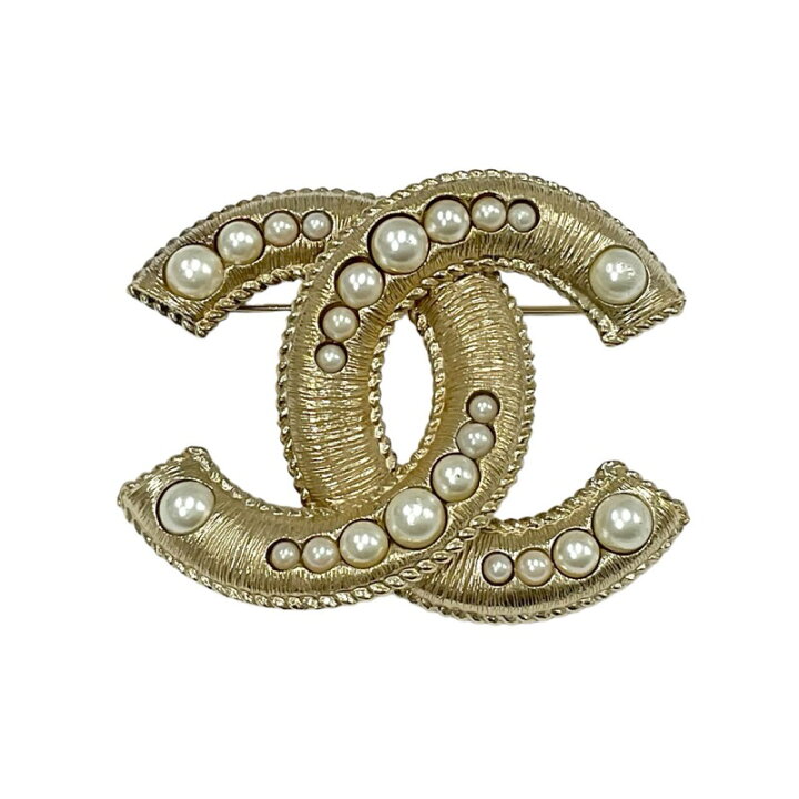 楽天市場】シャネル CHANEL ブローチ コサージュ ゴールド ココマーク 