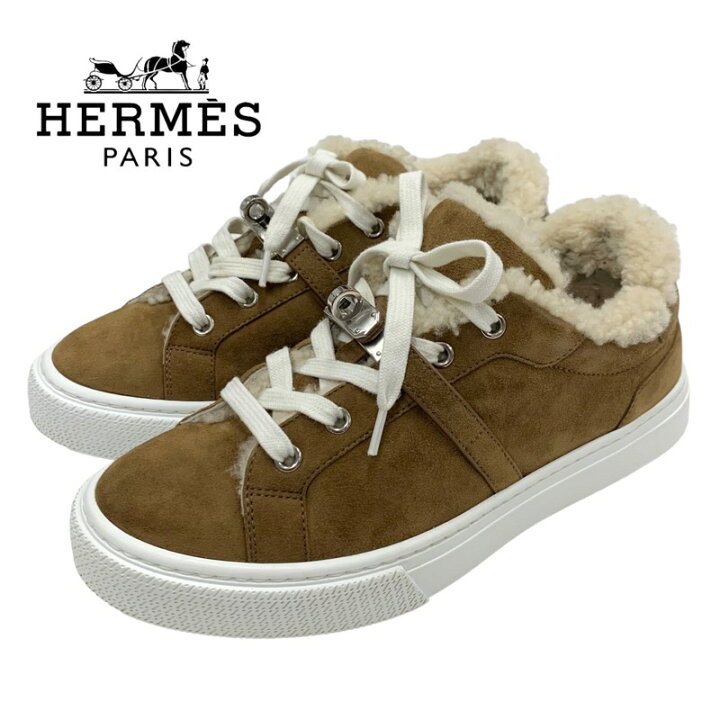 楽天市場】エルメス HERMES デイ スニーカー 靴 シューズ ケリー金具 