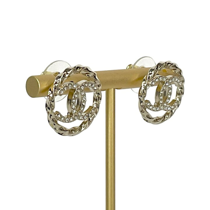 楽天市場】シャネル CHANEL ピアス ゴールド ココマーク ライン  