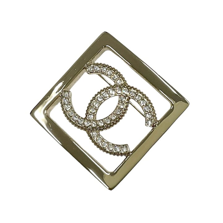 楽天市場】シャネル CHANEL ブローチ ゴールド ココマーク スクエア 