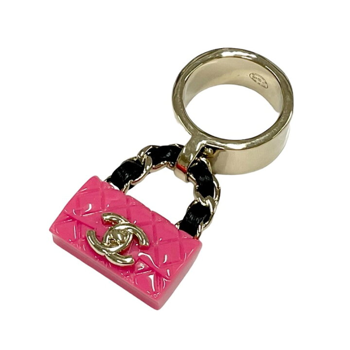 楽天市場】シャネル CHANEL リング 指輪 ゴールド ピンク ブラック 