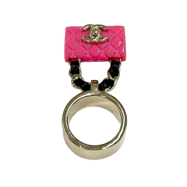 楽天市場】シャネル CHANEL リング 指輪 ゴールド ピンク ブラック 
