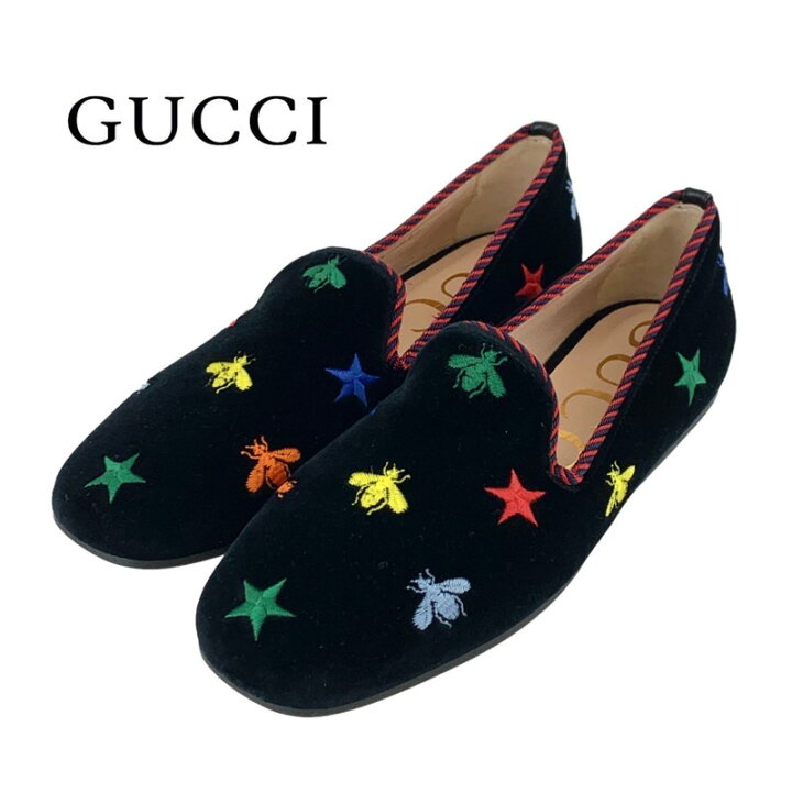 楽天市場】未使用 グッチ GUCCI フラットシューズ スリッポン 靴 