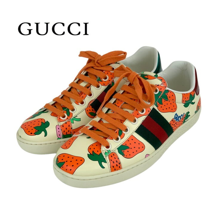 楽天市場】グッチ GUCCI エース スニーカー 靴 シューズ レザー マルチ  