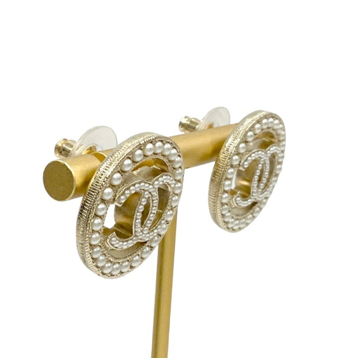 楽天市場】シャネル CHANEL ピアス イヤリング ゴールド ココマーク  