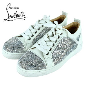 �N���X�`�������u�^�� Christian Louboutin ���C�X�W���j�A �X�j�[�J�[ �C �V���[�Y ���U�[ �z���C�g �X�����t�X�L�[