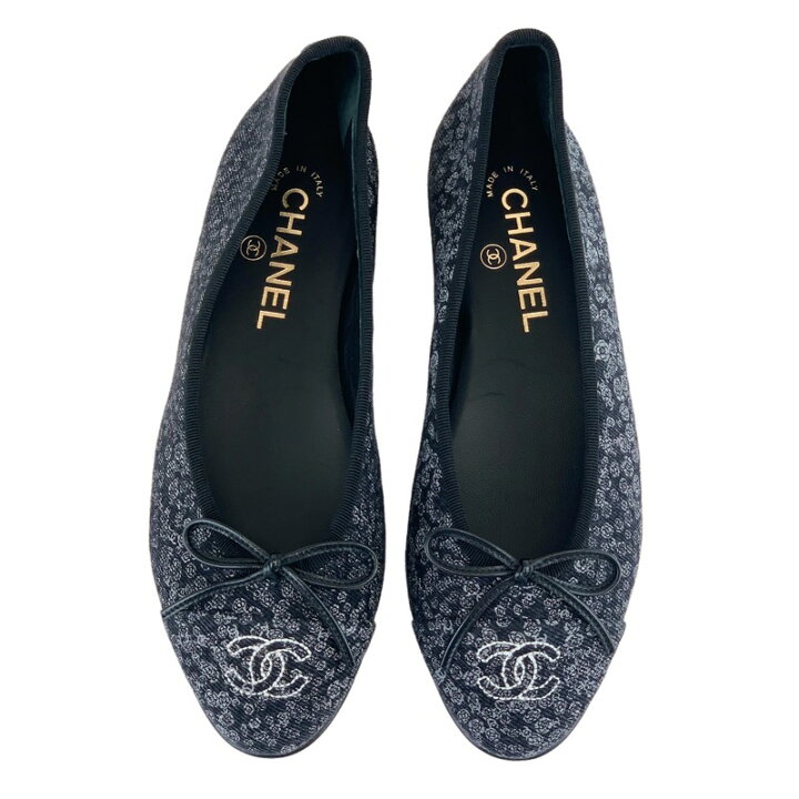 楽天市場】シャネル CHANEL フラットシューズ スリッポン 靴 シューズ 
