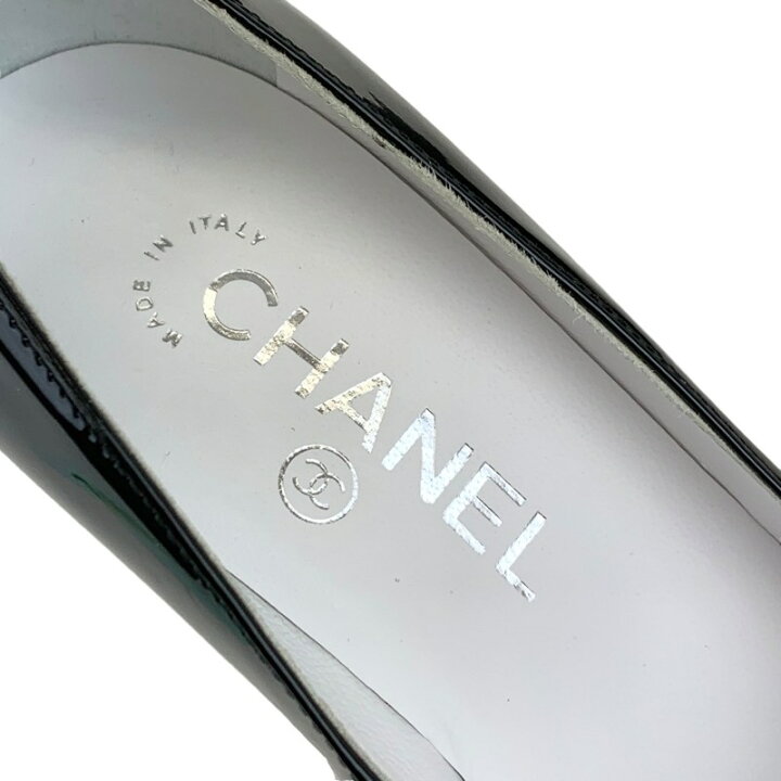 楽天市場】シャネル CHANEL パンプス 靴 シューズ パテント レザー 