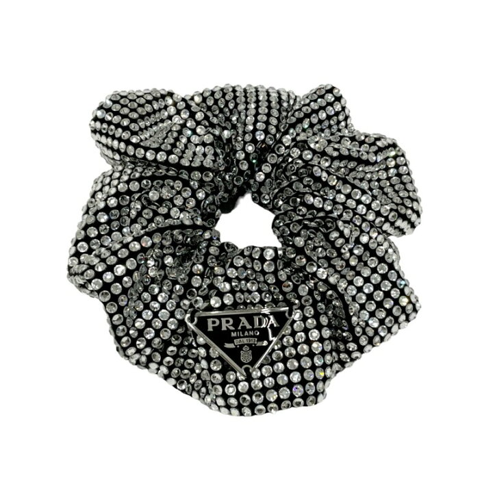 楽天市場】プラダ PRADA ヘアアクセサリー ブラック シルバー  