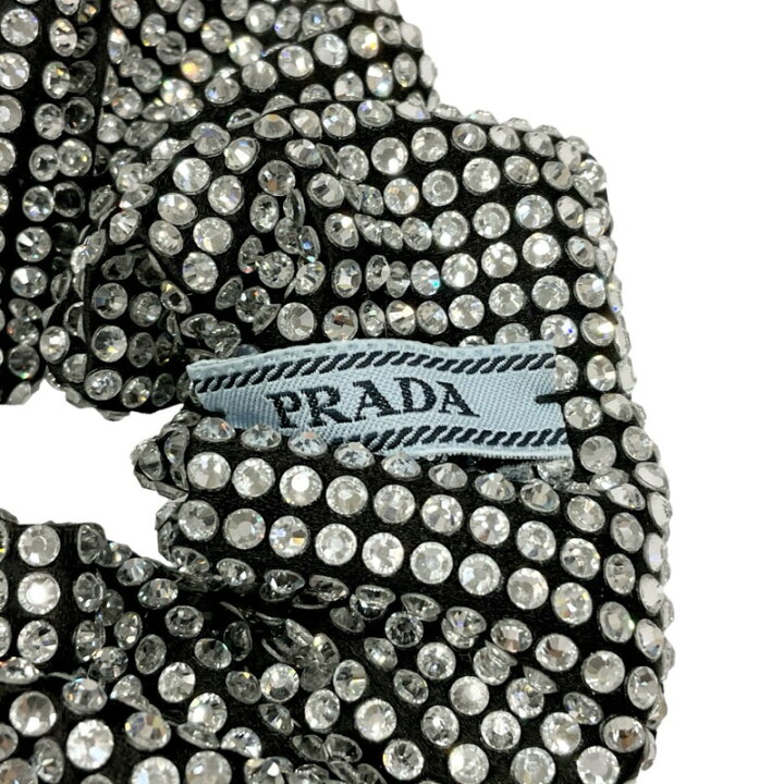 楽天市場】プラダ PRADA ヘアアクセサリー ブラック シルバー  