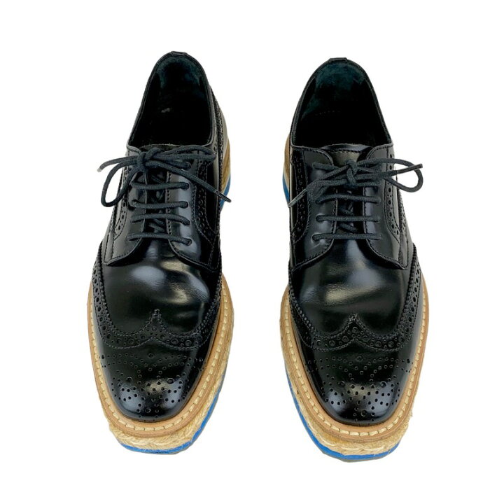 楽天市場】プラダ PRADA フラットシューズ 靴 シューズ レザー 