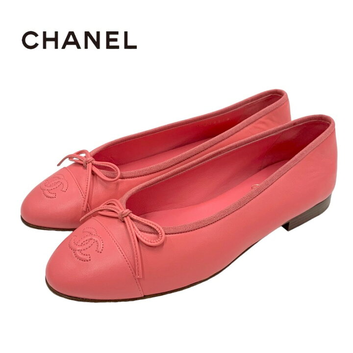 楽天市場】シャネル CHANEL フラットシューズ 靴 シューズ レザー 
