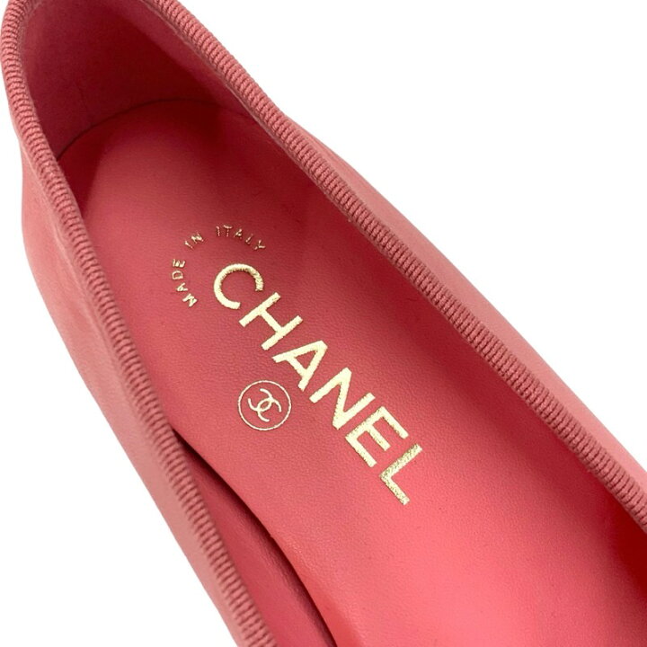 楽天市場】シャネル CHANEL フラットシューズ 靴 シューズ レザー 