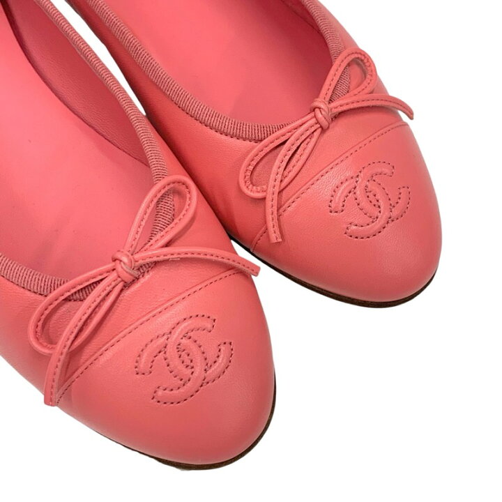 楽天市場】シャネル CHANEL フラットシューズ 靴 シューズ レザー 