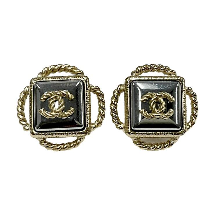 楽天市場】シャネル CHANEL ピアス イヤリング ゴールド シルバー ココ 