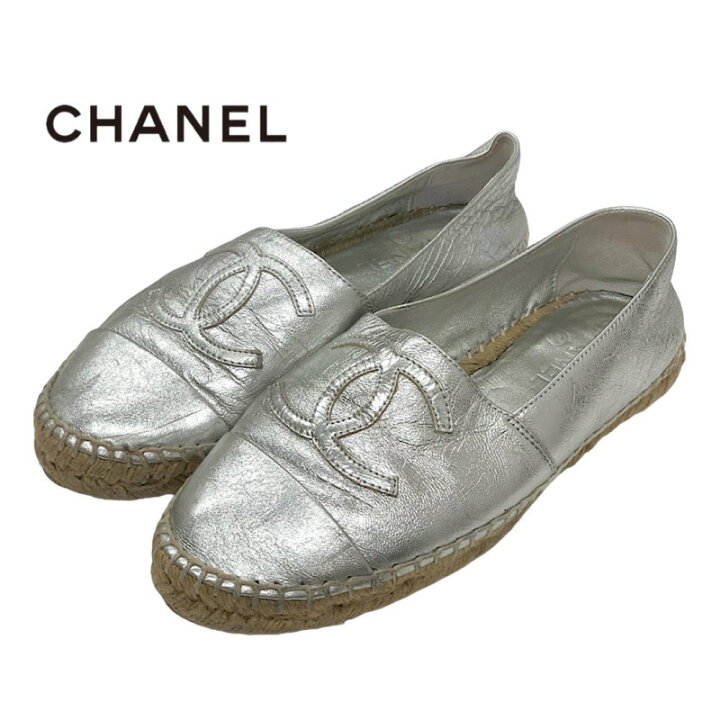 楽天市場】シャネル CHANEL フラットシューズ 靴 シューズ レザー 