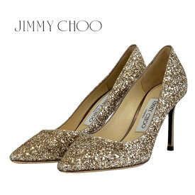 ジミーチュウ JIMMY CHOO パンプス 靴 シューズ グリッター ゴールド ギフト プレゼント 送料無料