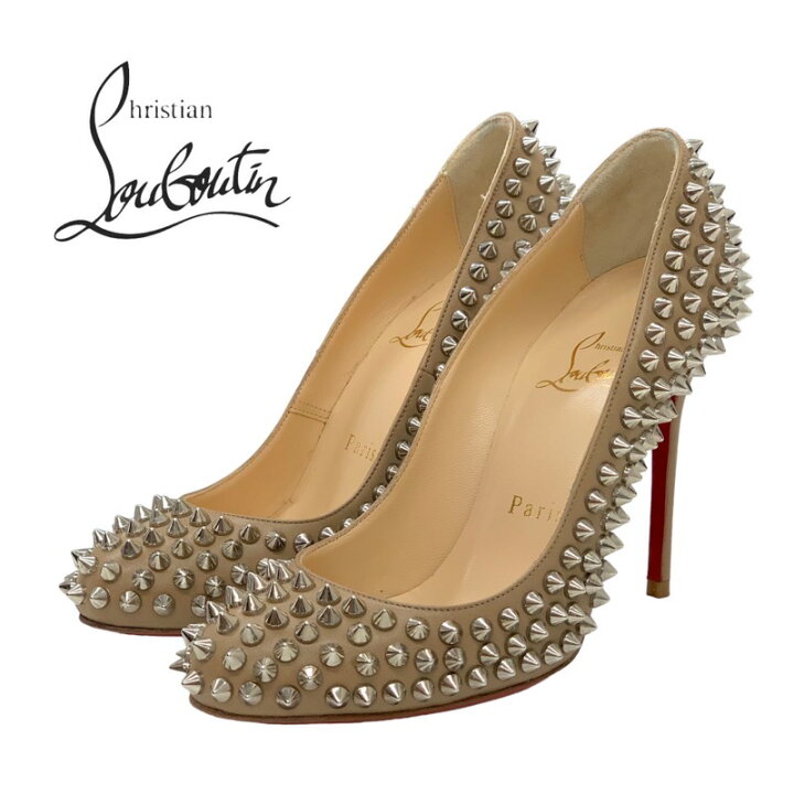 Christian Louboutin クリスチャンルブタン スパイクスタッズ レザー  