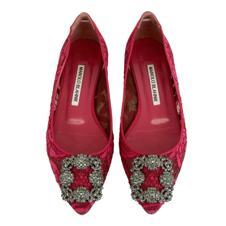 楽天市場】マノロブラニク MANOLO BLAHNIK ハンギシ パンプス 靴 