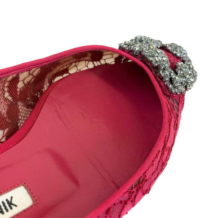 楽天市場】マノロブラニク MANOLO BLAHNIK ハンギシ パンプス 靴 