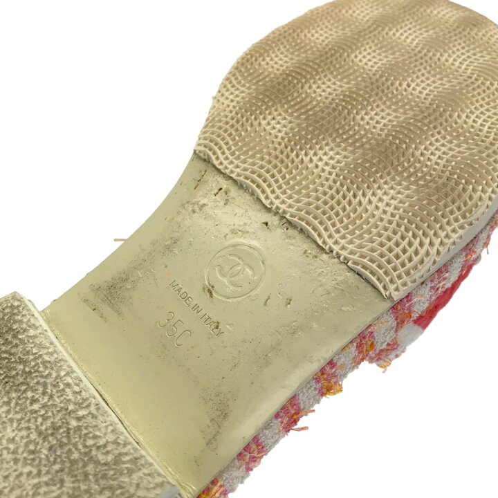 楽天市場】シャネル CHANEL サンダル 靴 シューズ ファブリック ピンク  