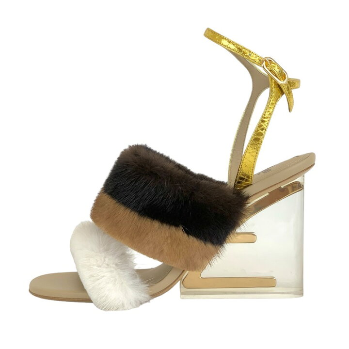 楽天市場】フェンディ FENDI ファースト サンダル 靴 シューズ ミンク 
