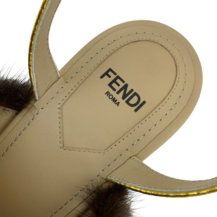 楽天市場】フェンディ FENDI ファースト サンダル 靴 シューズ ミンク 