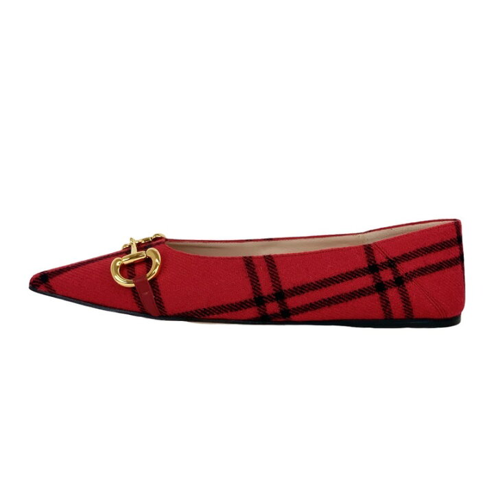 楽天市場】グッチ GUCCI パンプス 靴 シューズ ウール レッド 未使用 