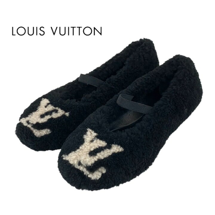 楽天市場】ルイヴィトン LOUIS VUITTON ポピライン フラットシューズ 