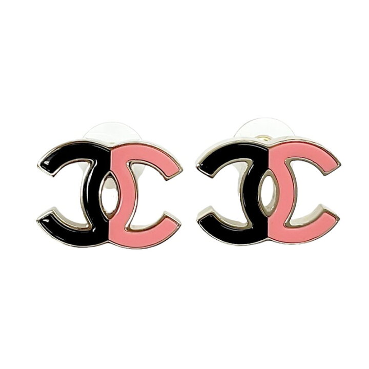 楽天市場】シャネル CHANEL ピアス イヤリング ゴールド ブラック  
